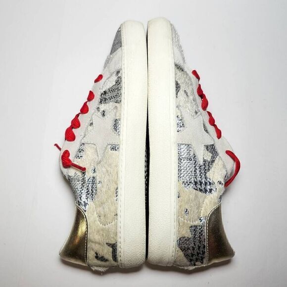 Steve Madden Philosophy NY90 Calf Hair Sneakers Womens Size 8B - Picture 4 of 7